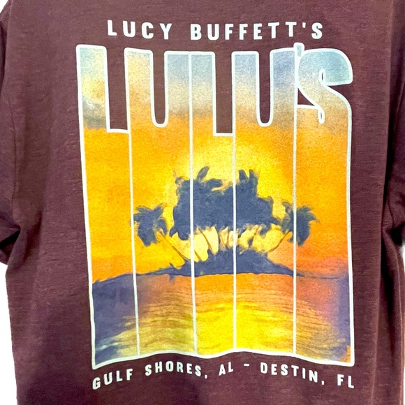 LUCY BUFFETT’S LULU’s Sunset Purple T-Shirt - Picture 3 of 5